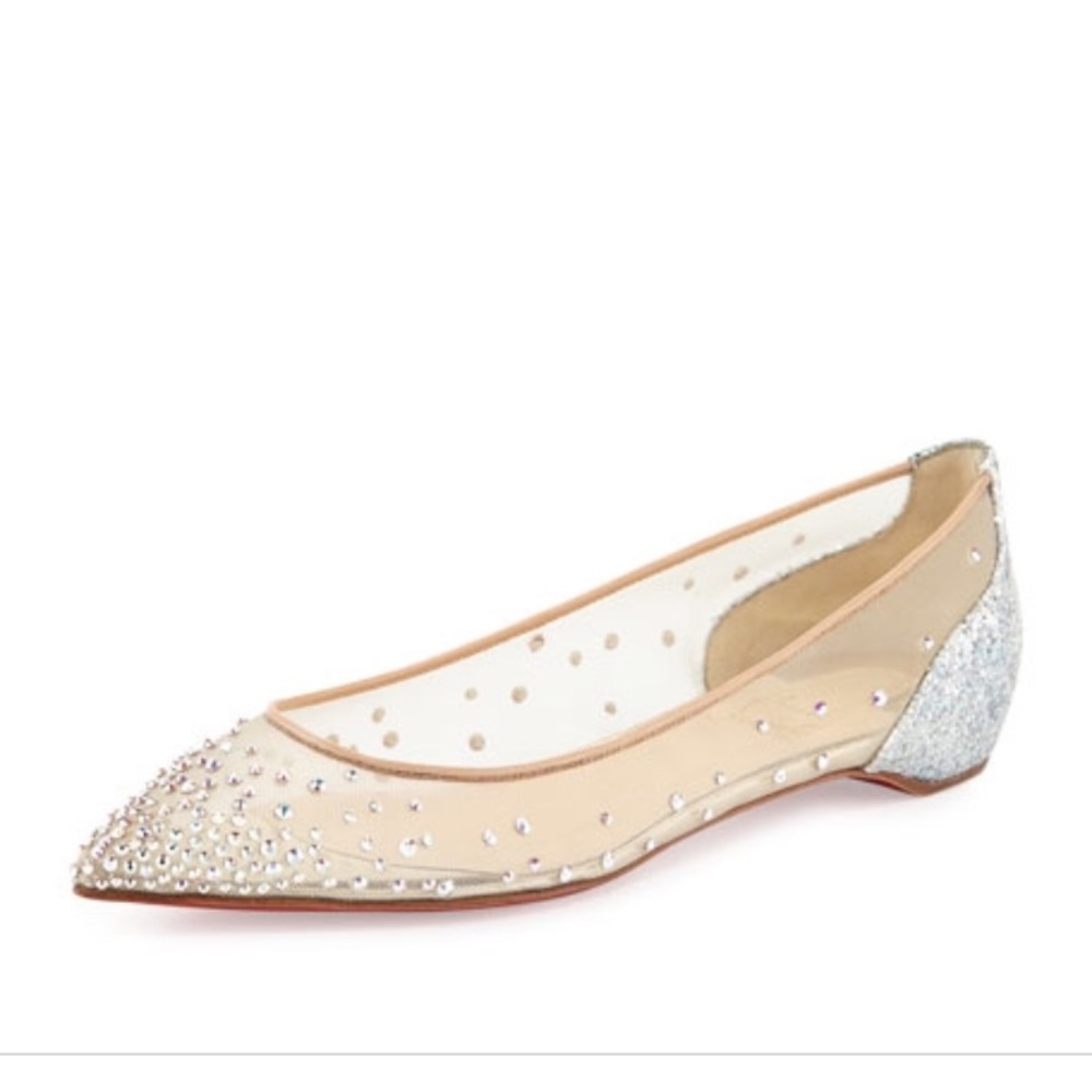 Beautiful Christian Louboutin Strass flats!